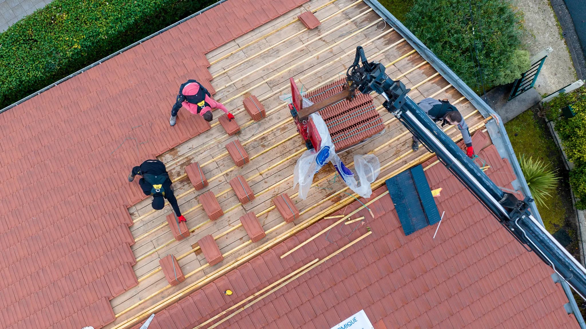 Grue de construction